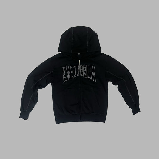 Nyeusi Zip-Up